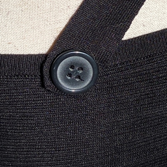 Guess Jeans Black Knitted Open Back Ribbed Dress NWT - Picture 9 of 15